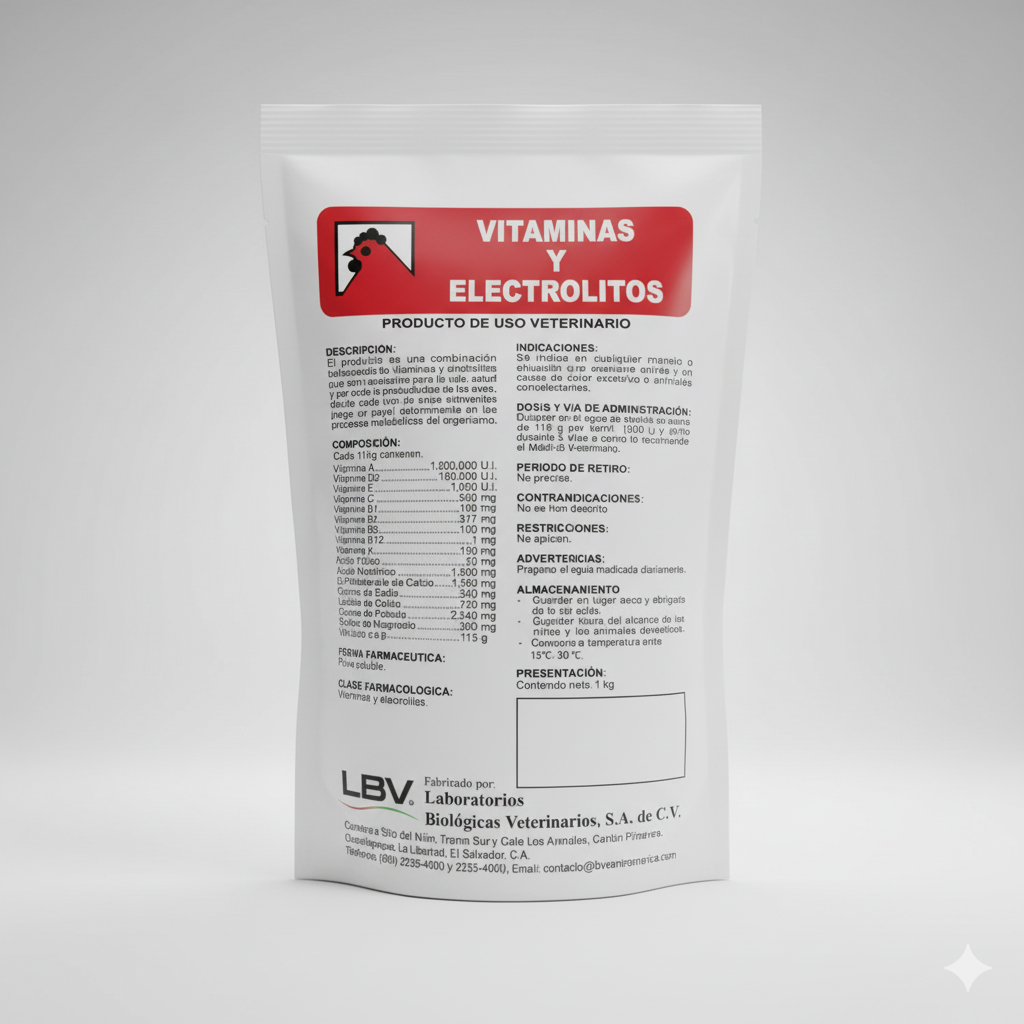 VITAMINAS Y ELECTROLITOS